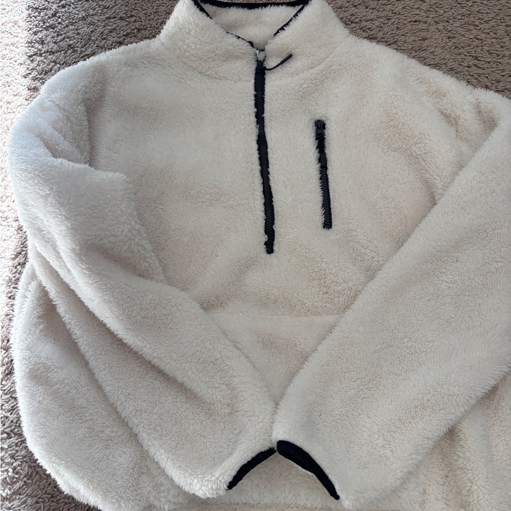 Cozy Cream Sherpa Pullover